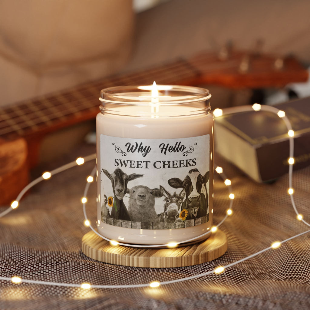 Scented Soy Candle, 9oz, farm, farmhouse decor - Simply Glow Ohio