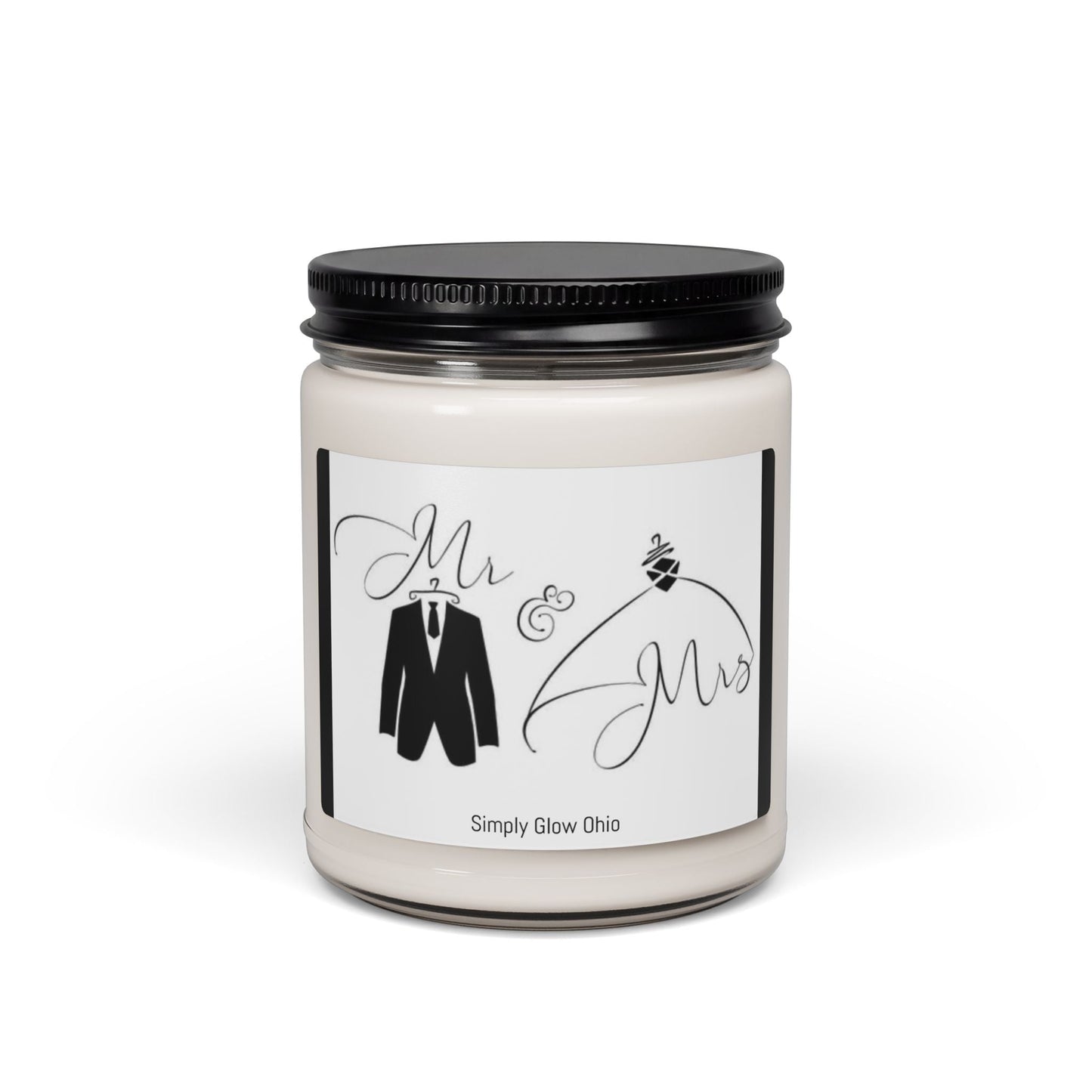Scented Soy Candle, 9oz, wedding gift, favors - Simply Glow Ohio