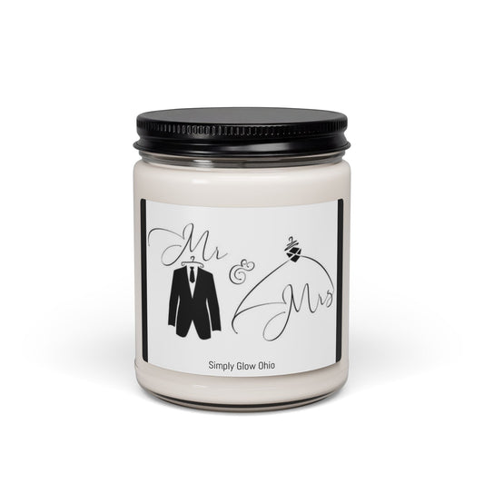 Scented Soy Candle, 9oz, wedding gift, favors - Simply Glow Ohio