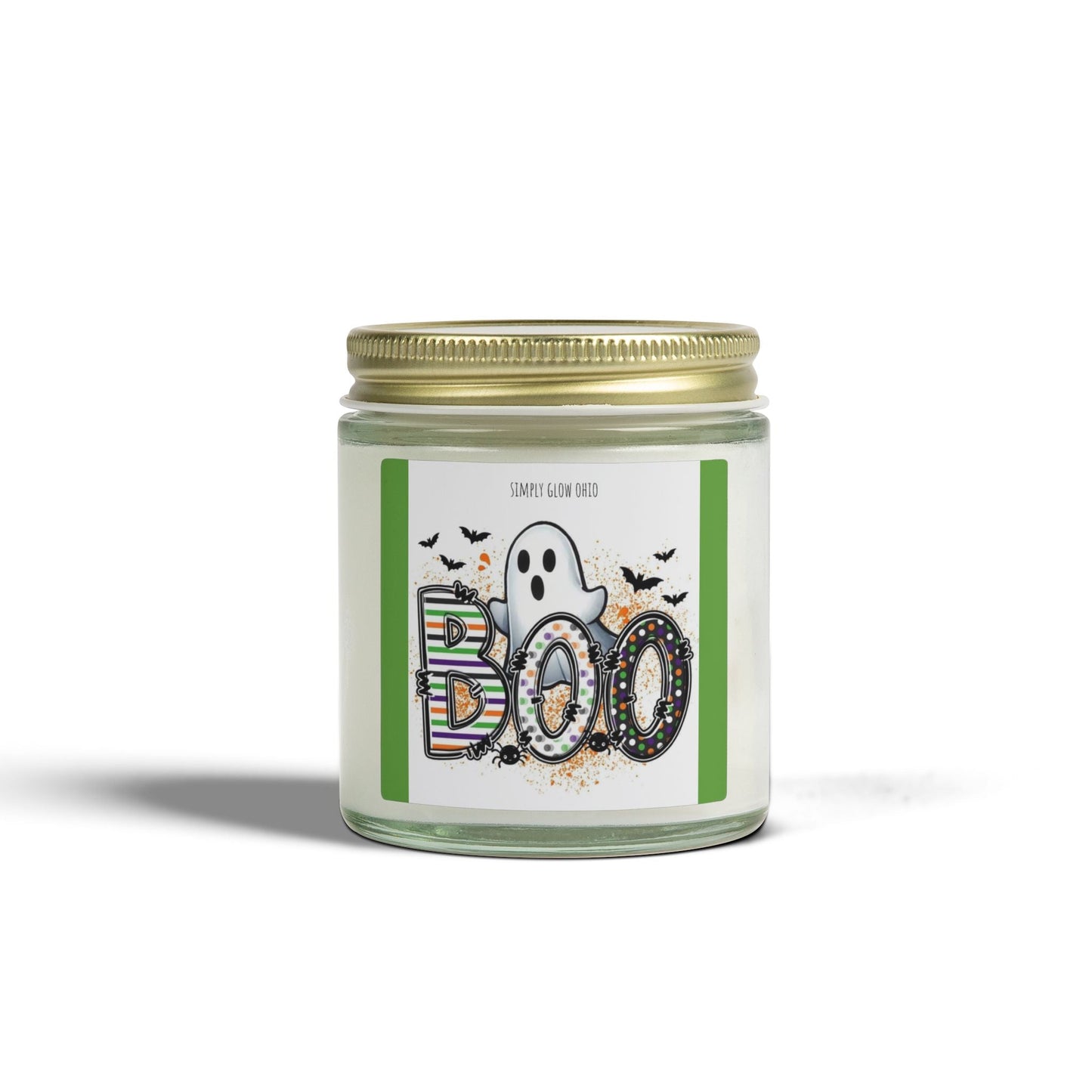 Scented Candles, Coconut Apricot Wax (4oz, 9oz) Halloween - Simply Glow Ohio