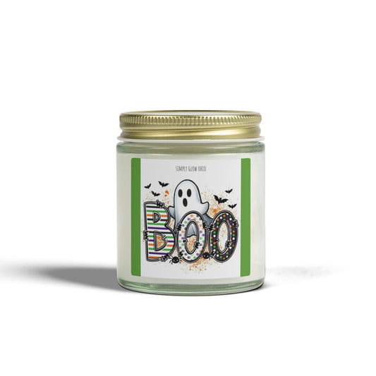 Scented Candles, Coconut Apricot Wax (4oz, 9oz) Halloween - Simply Glow Ohio