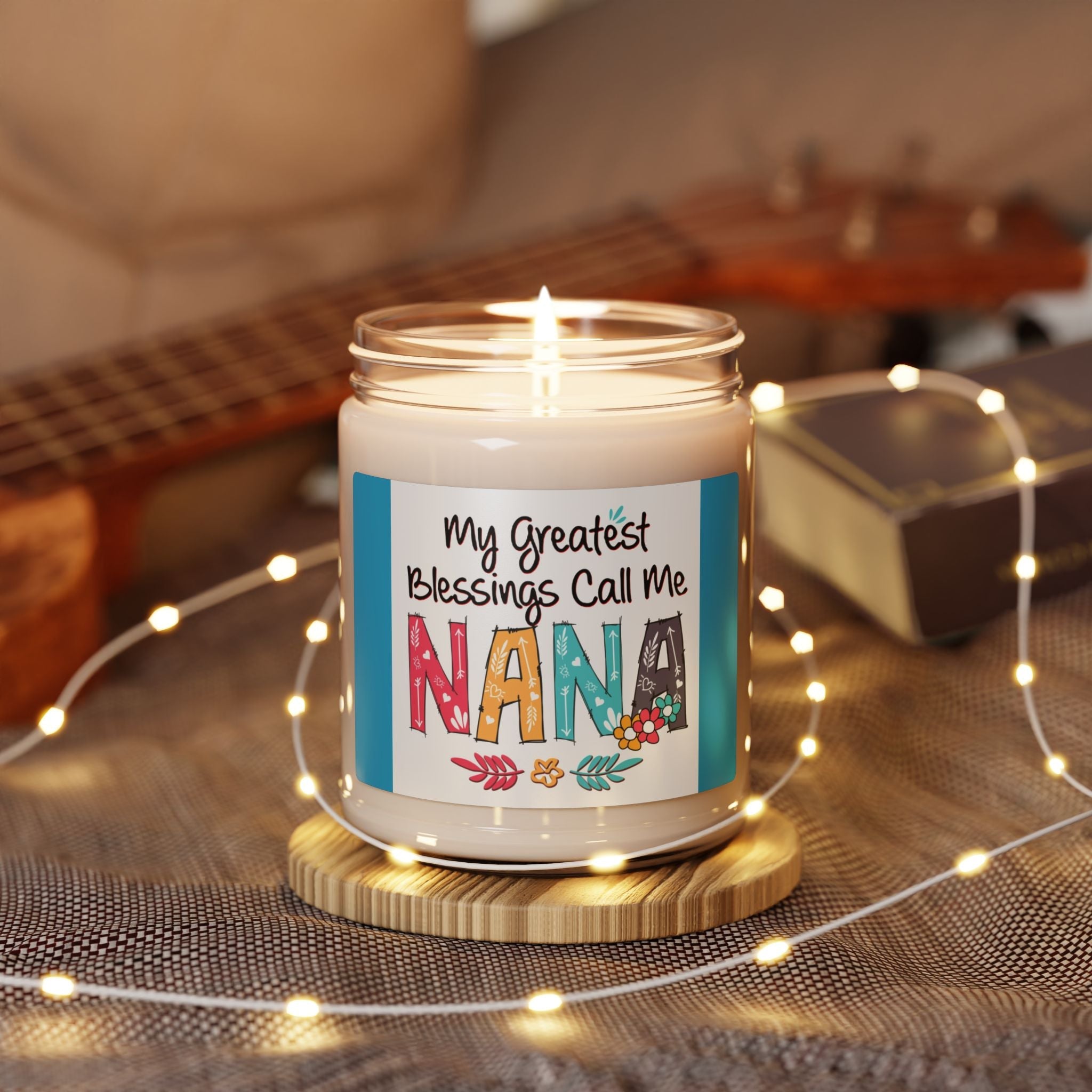 Scented Soy Candle, 9oz, Nana, grandma inspired - Simply Glow Ohio
